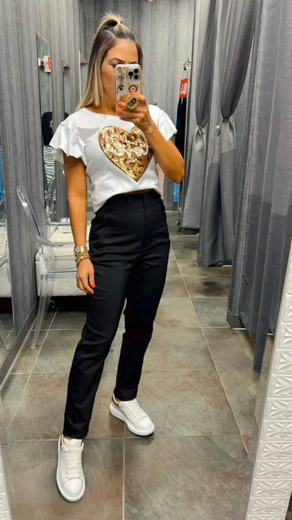 8635 Slim tailored dressy pants