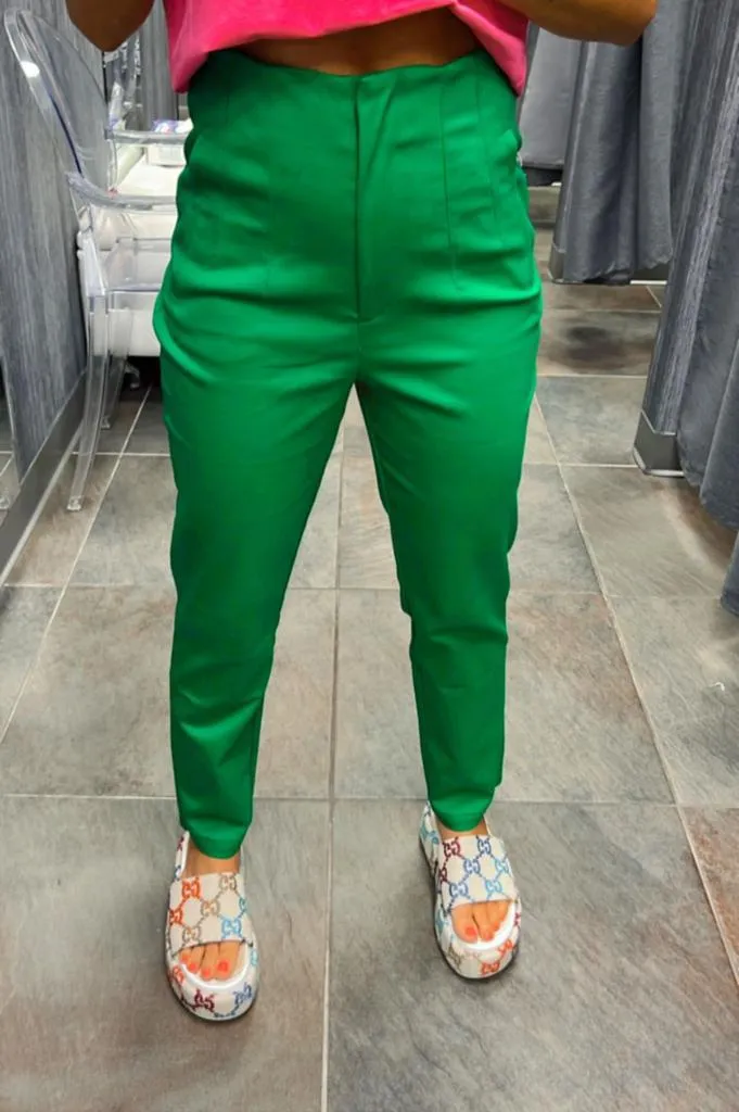 8635 Slim tailored dressy pants