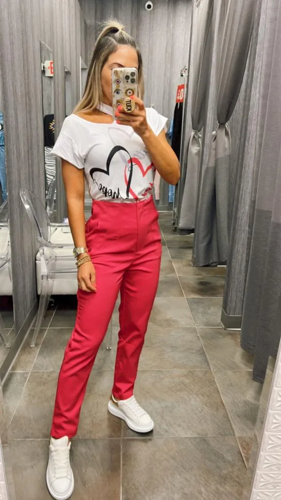 8635 Slim tailored dressy pants
