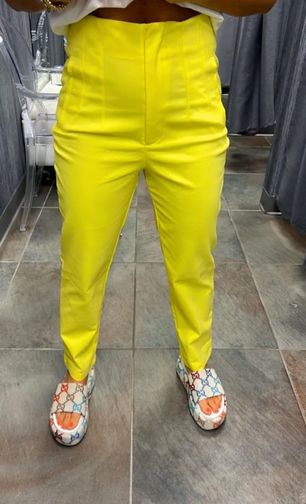 8635 Slim tailored dressy pants