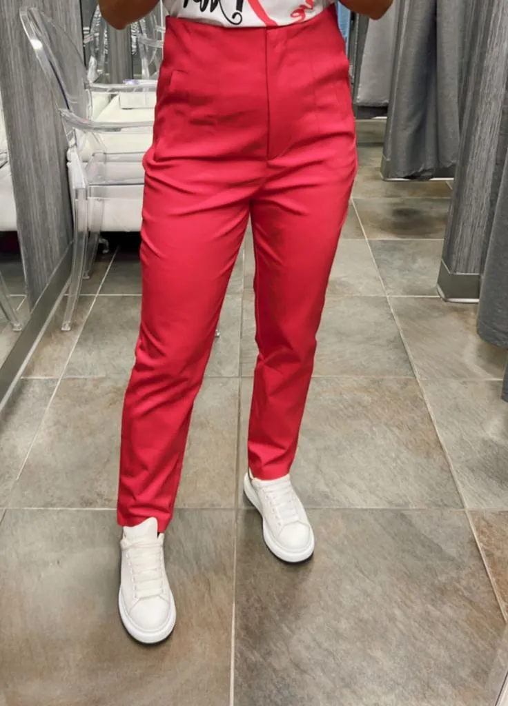 8635 Slim tailored dressy pants