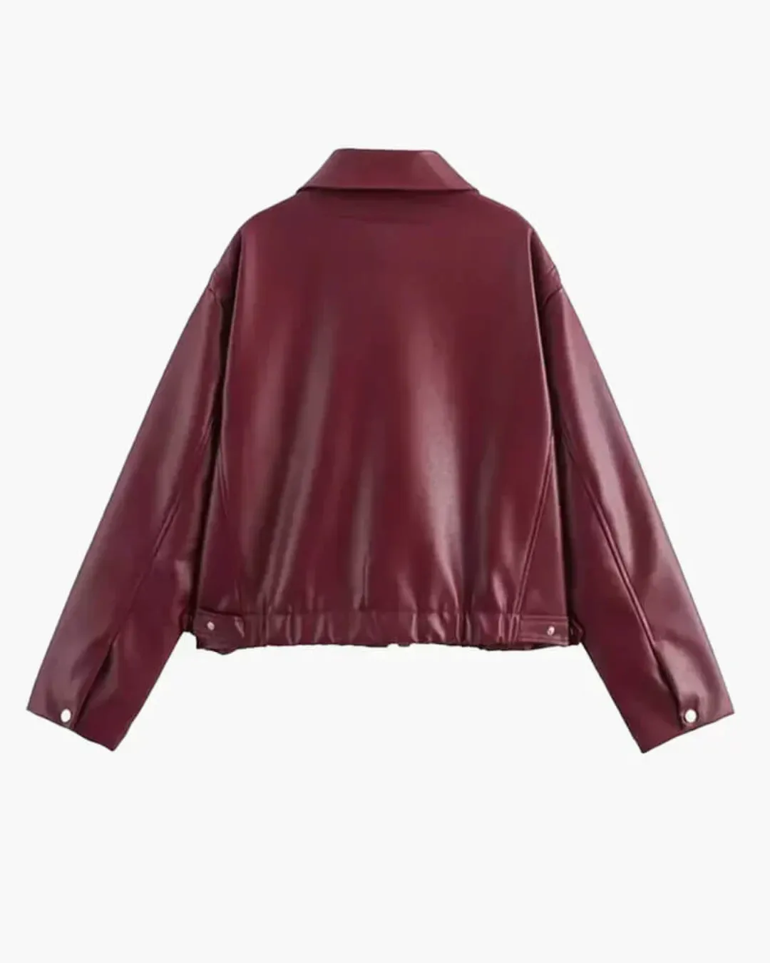 ABRIELLE - CHIC LEATHER JACKET