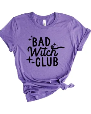 Bad Witch Club Short Sleeve Graphic Tee | Grape