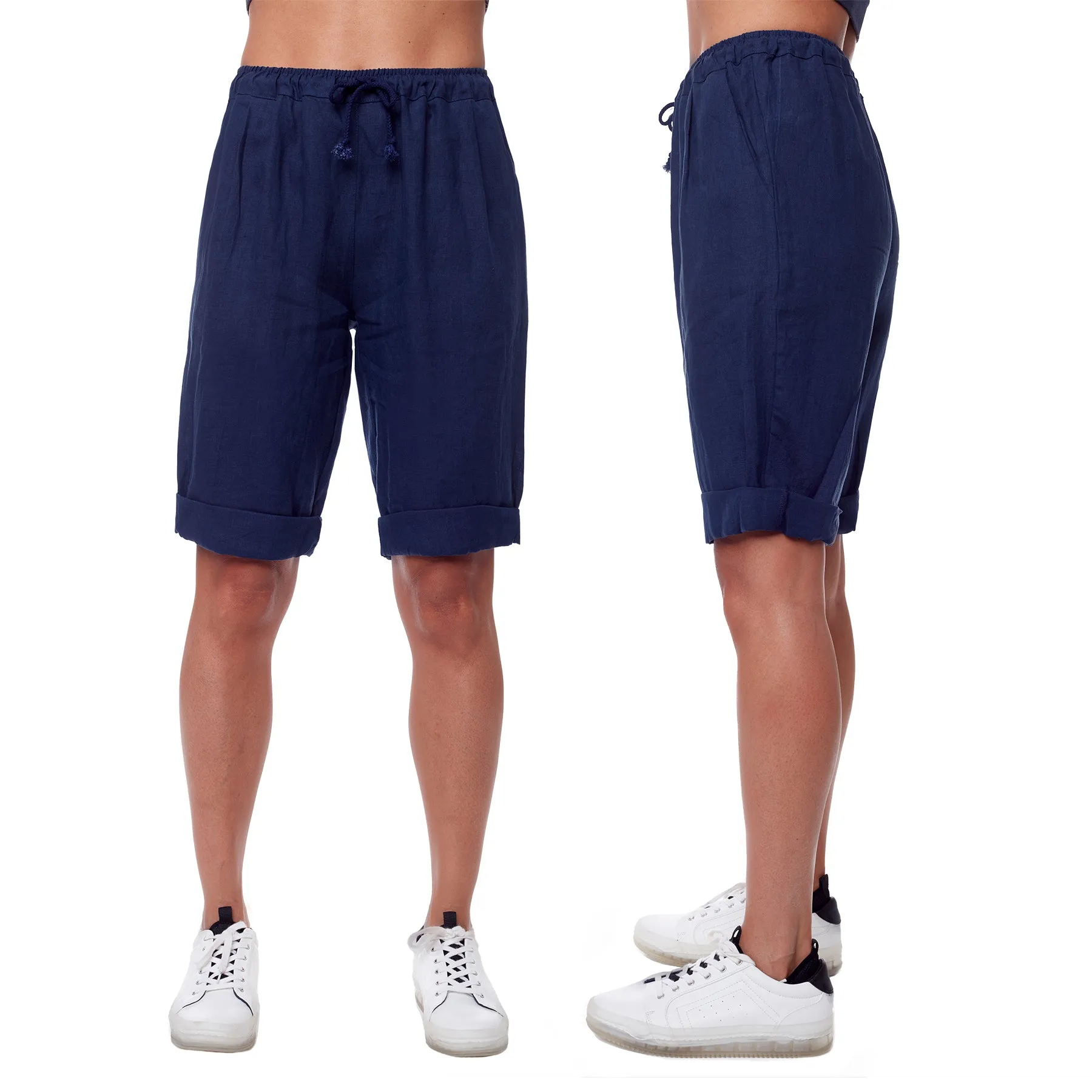 Basics pull on relaxed shorts