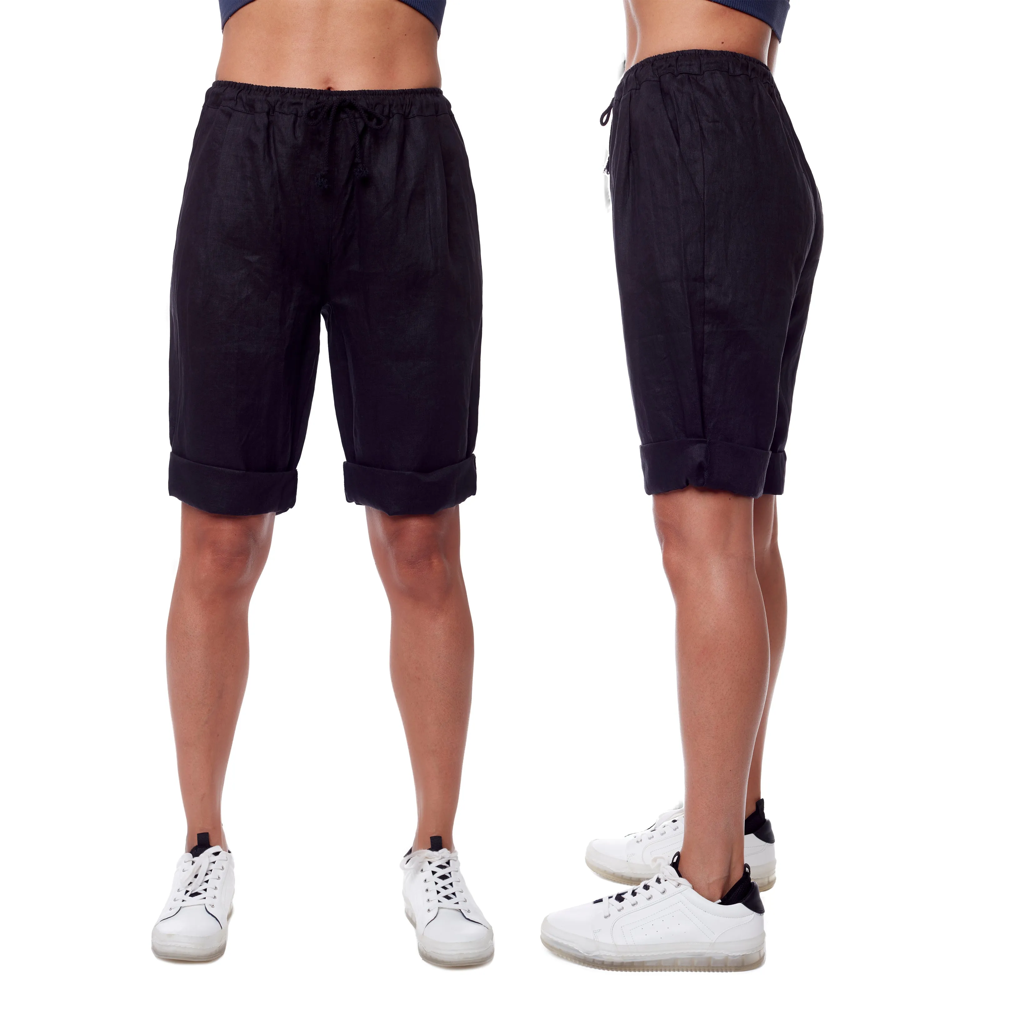 Basics pull on relaxed shorts