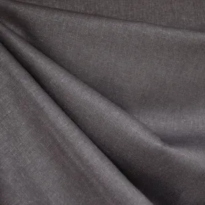 Brussels Washer Linen Blend Solid Charcoal SY