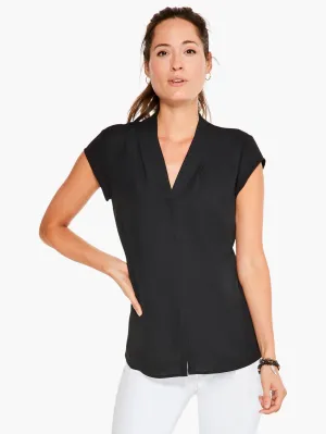 Cap Sleeve Day-to-Night Blouse