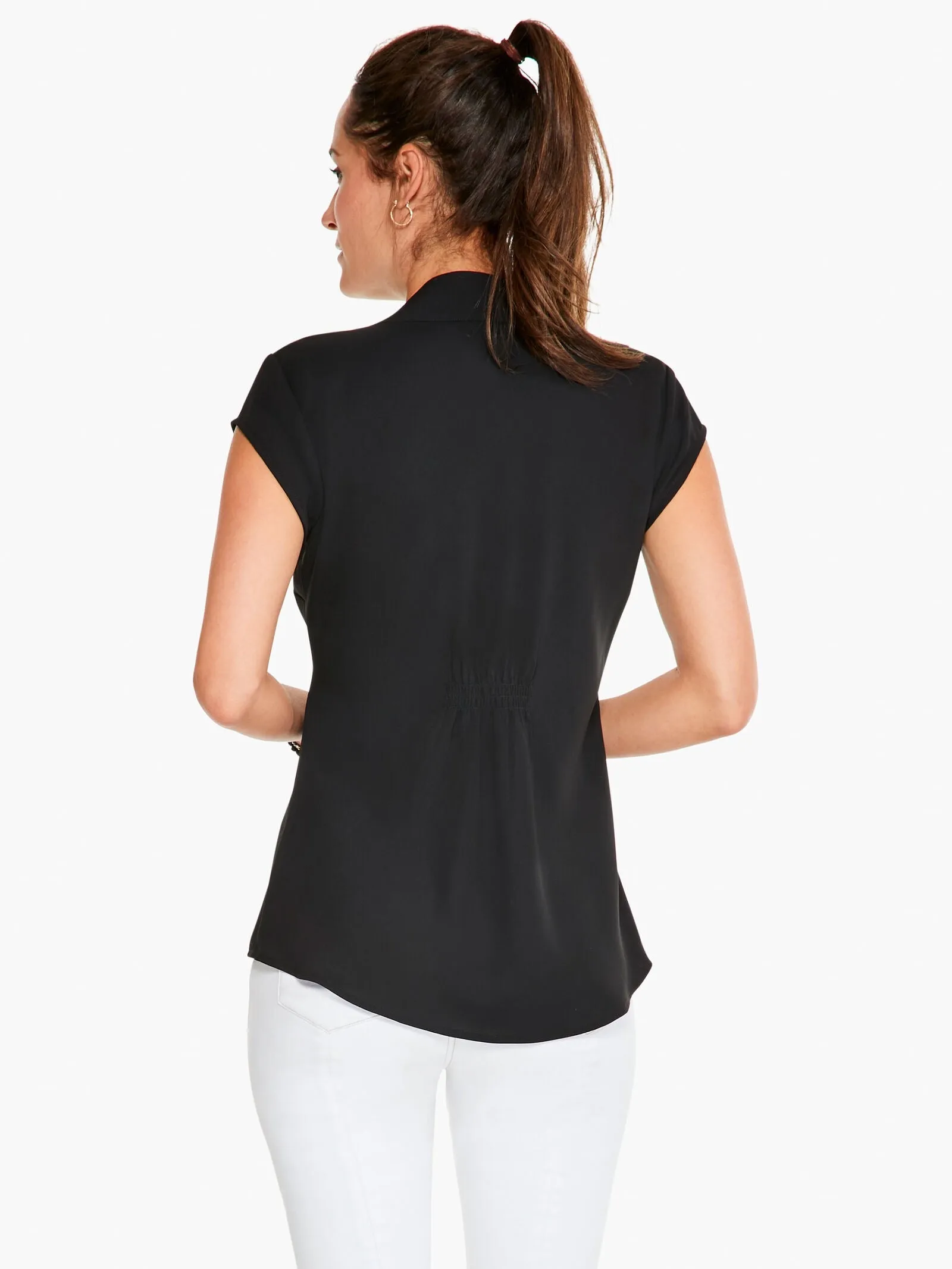 Cap Sleeve Day-to-Night Blouse