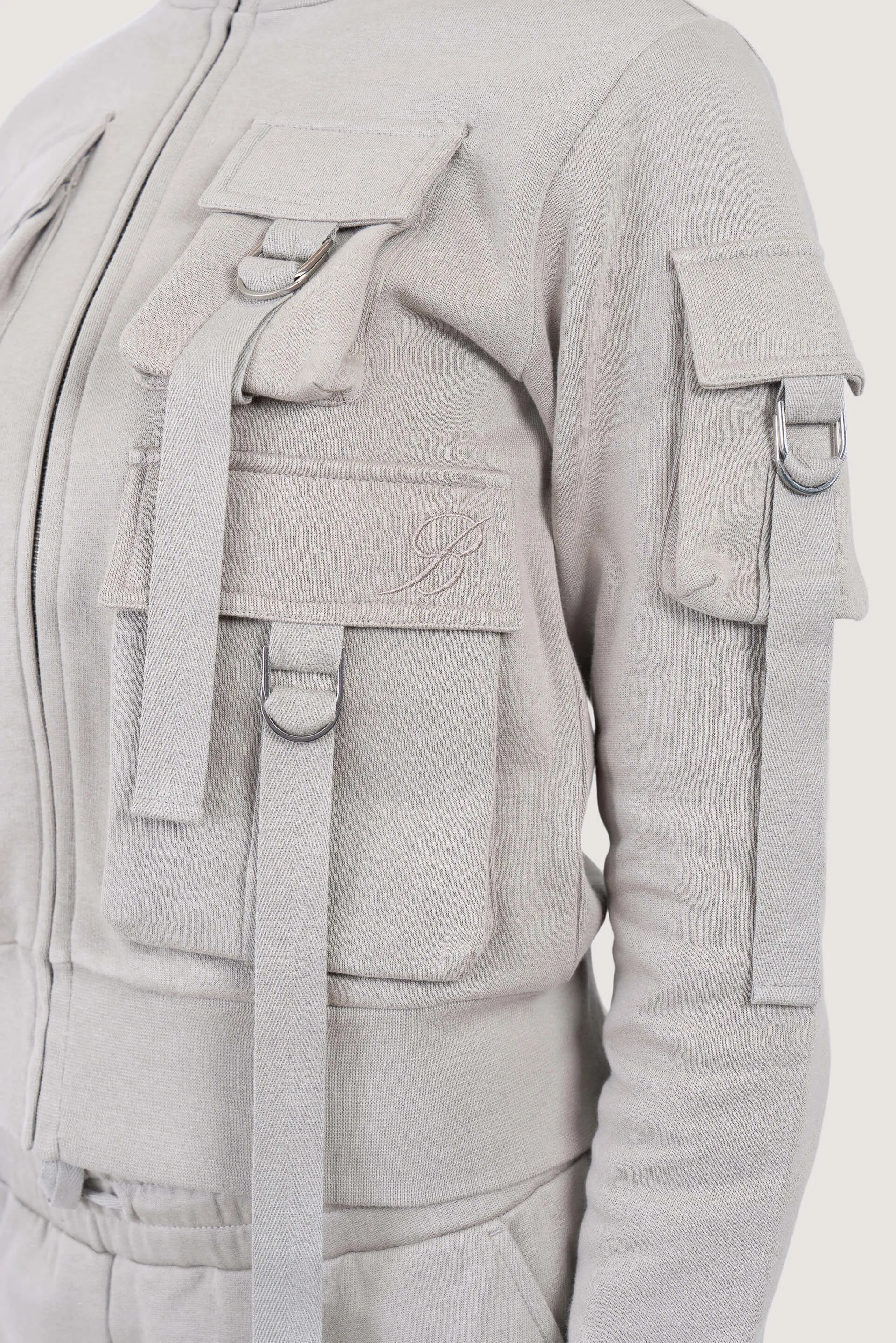 Cargo Pockets Short Jacket
