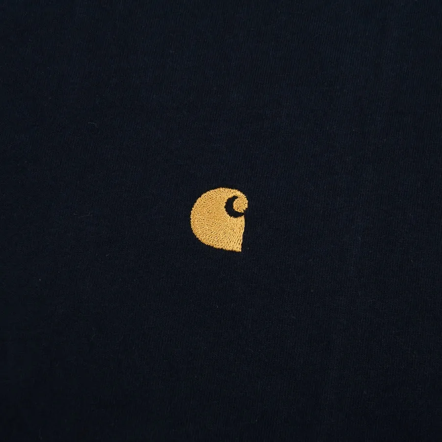 Carhartt WIP - Chase T-Shirt - Dark Navy / Gold