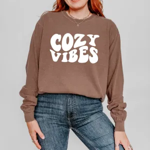 Cozy Vibes | Garment Dyed Long Sleeve