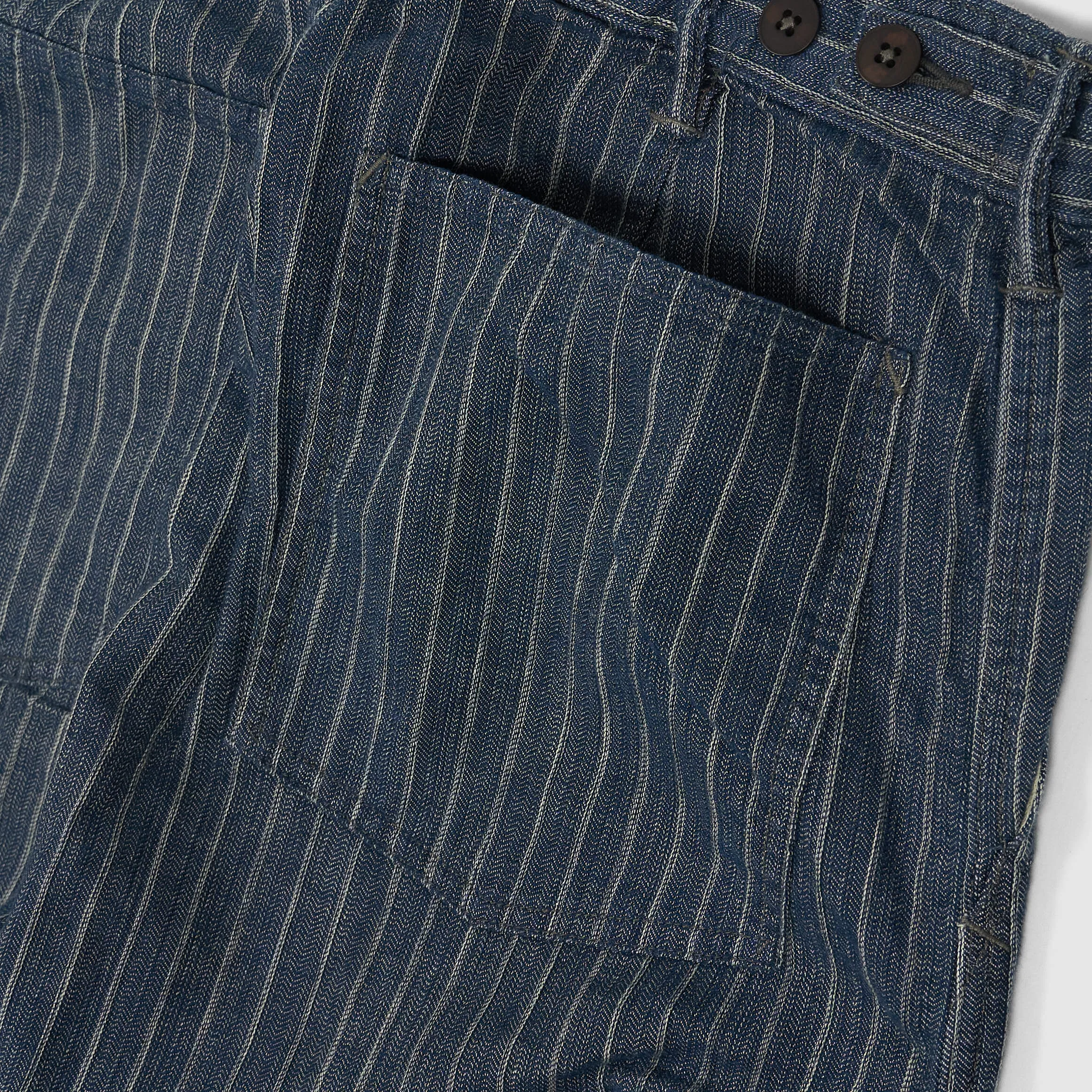Double RL Westbrook Pinstripe Herringbone Pants