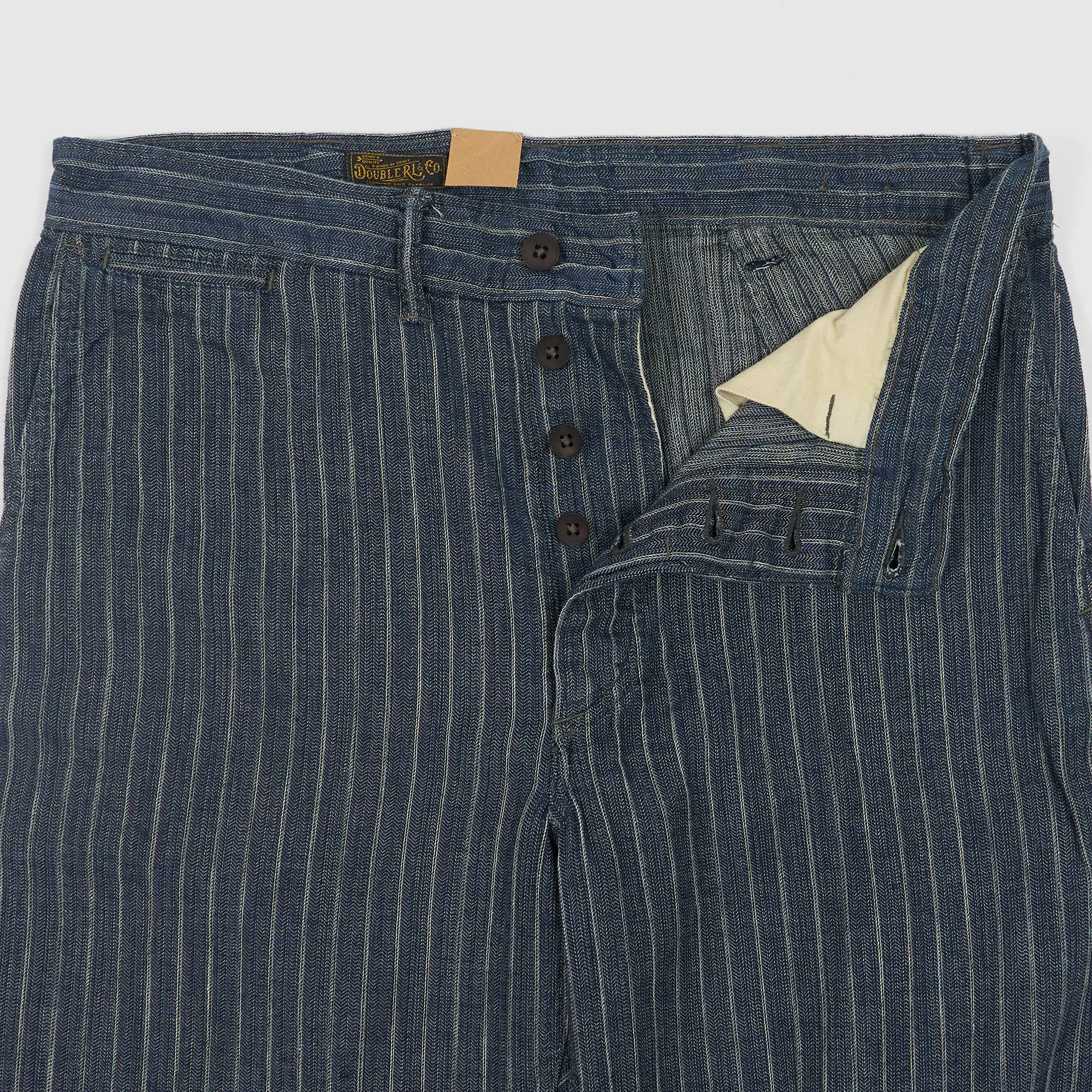 Double RL Westbrook Pinstripe Herringbone Pants