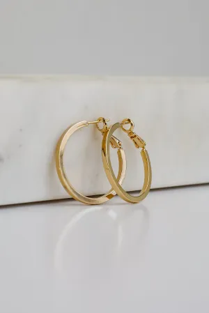 Ella Gold Hoop Earrings