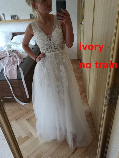 FADISTEE Vestido De Festa Sweet pink Lace V-neck Long Evening Dress Bride Party Sexy Backless beads pearls Prom Dresses lace-up