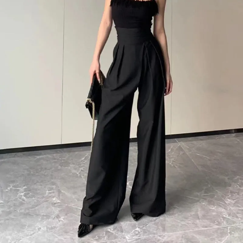 Fashion Drooping Wide-Leg Pants