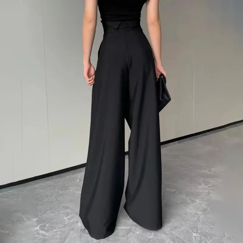 Fashion Drooping Wide-Leg Pants