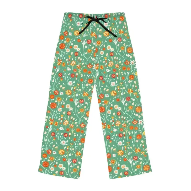 Flower Pattern Womens Snooze Pajama Pants
