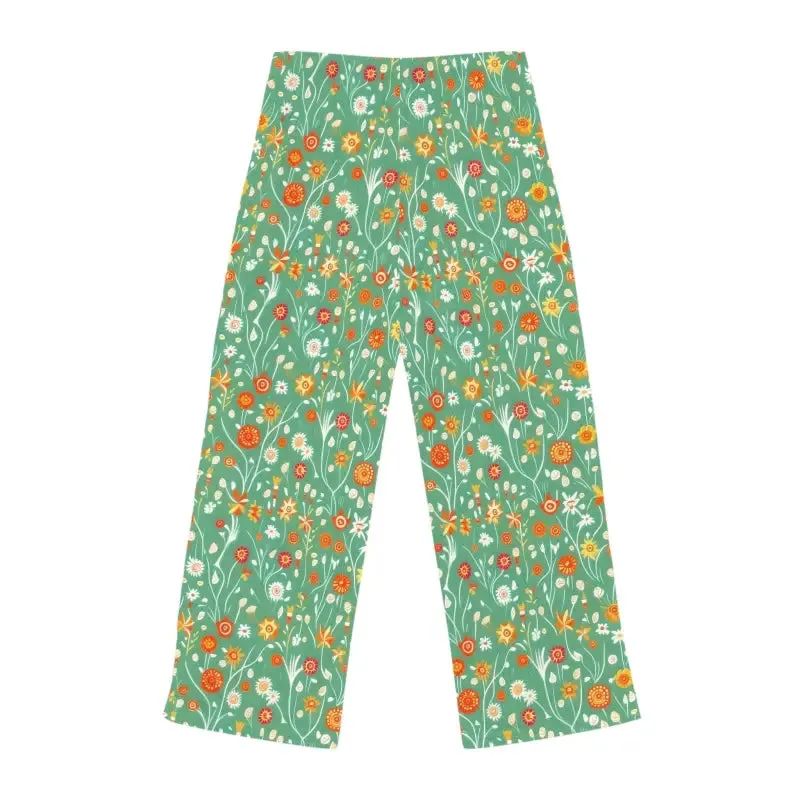 Flower Pattern Womens Snooze Pajama Pants