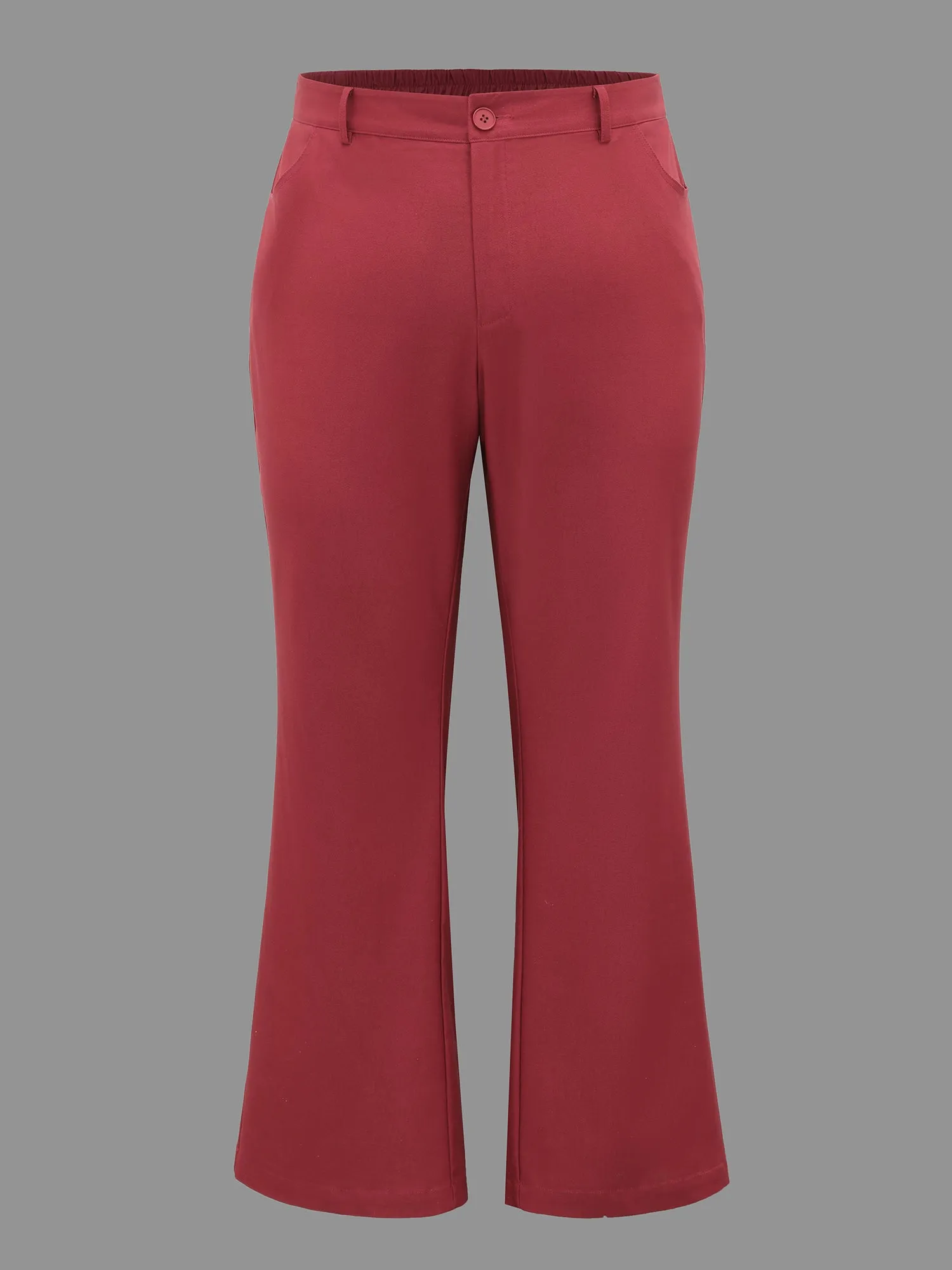 Holiday Stretchy Flared Pants