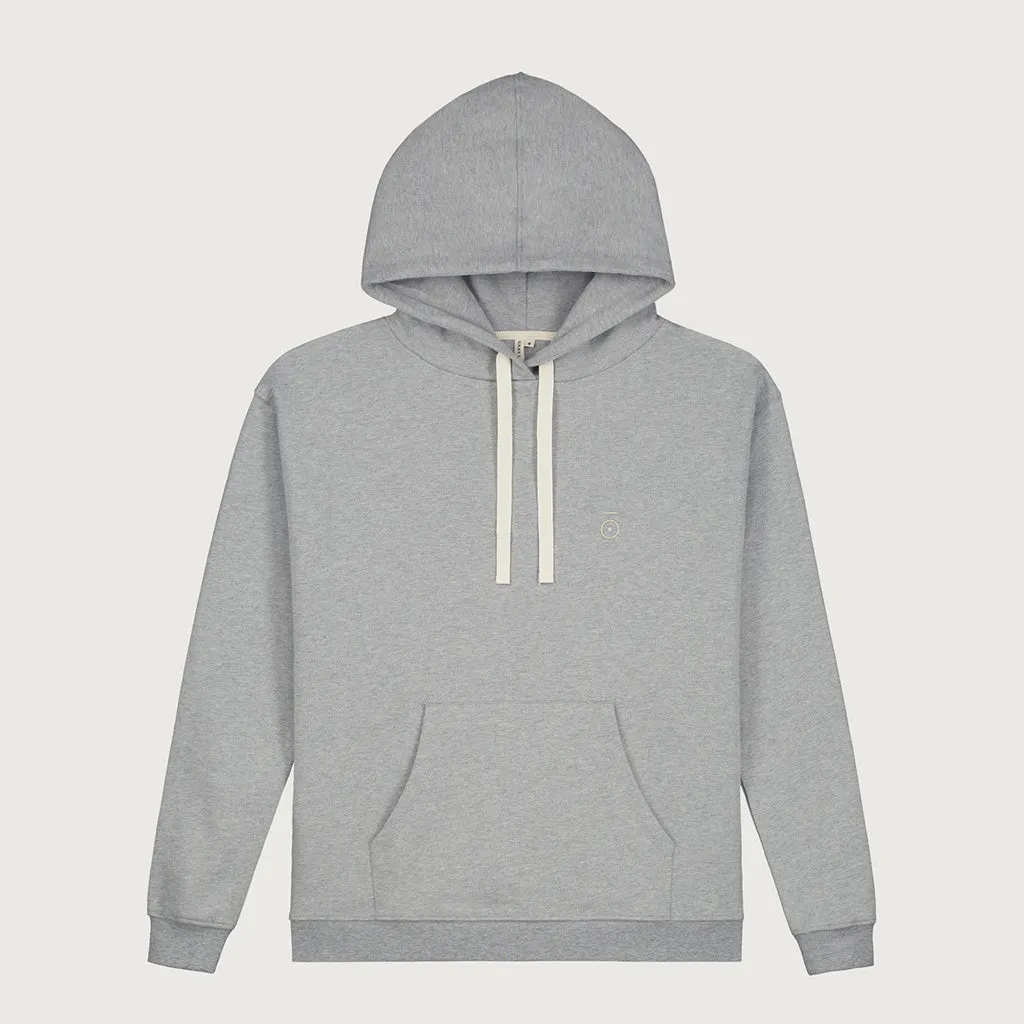 Hoodie Grey Melange Adult
