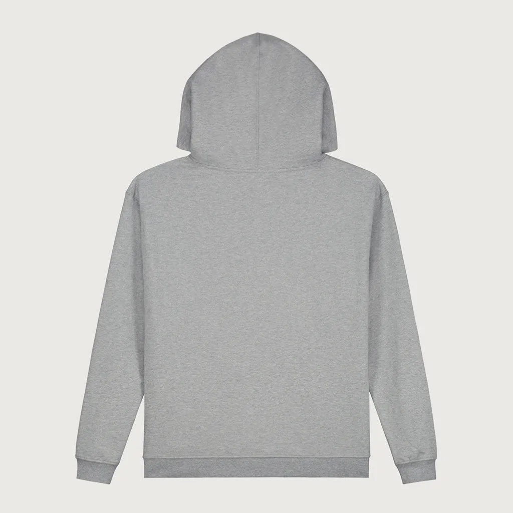 Hoodie Grey Melange Adult