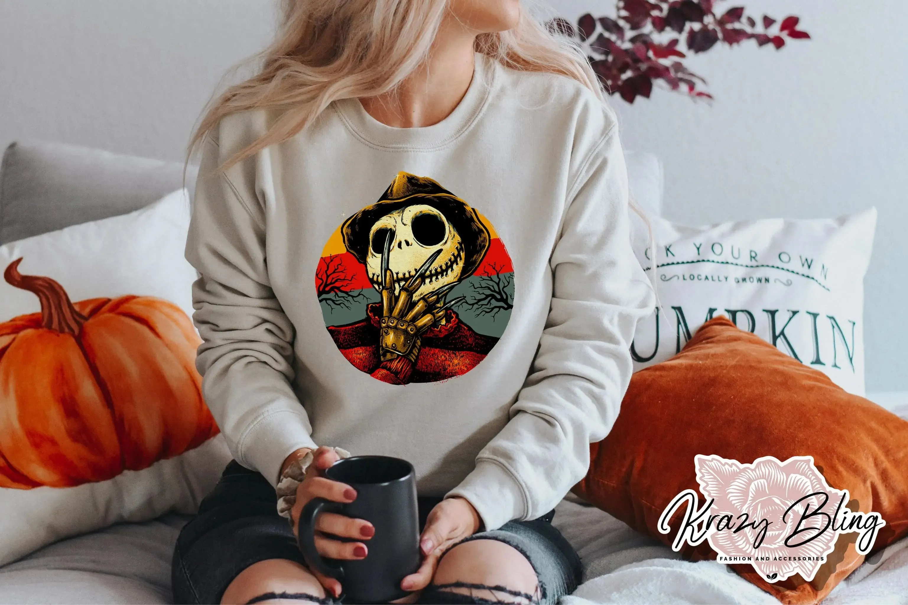 Retro Jack Skellington Sweater