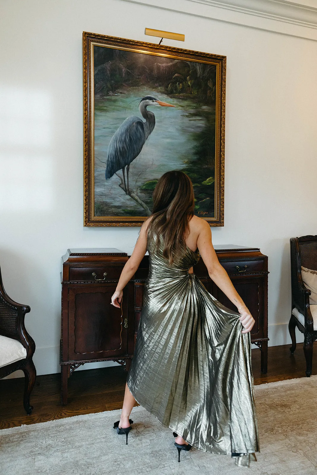Shining & Chic Dress - Bronze