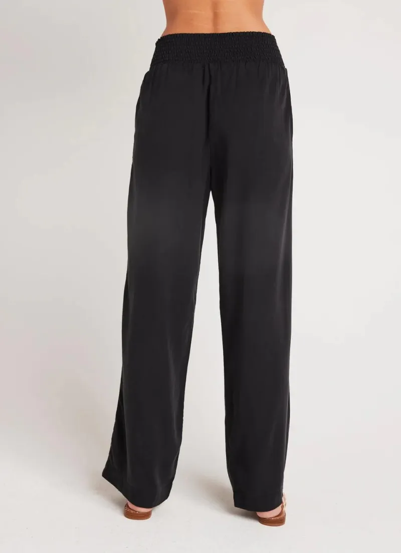 Smocked Waist Wide Leg