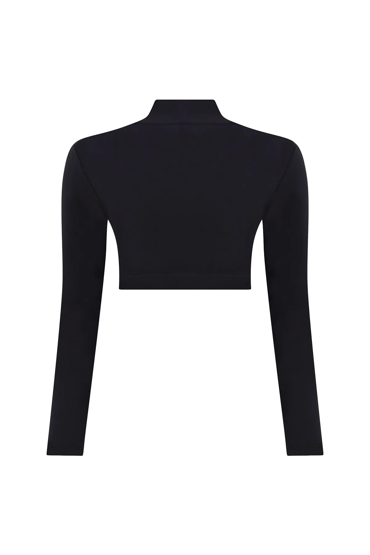 Theresa Black Crop Top