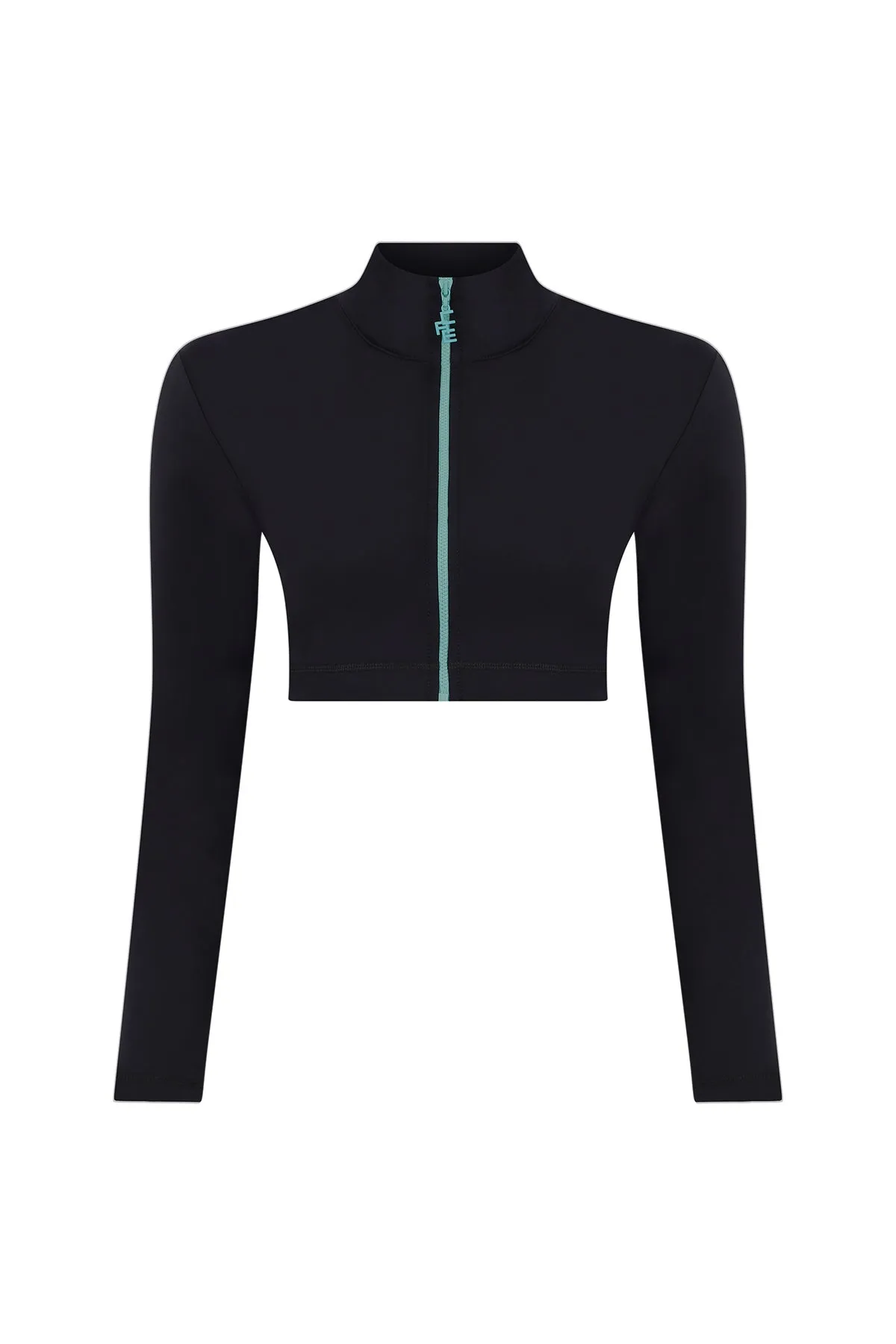 Theresa Black Crop Top