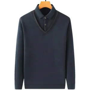Two Sweaters In Fleece And Thick Style
