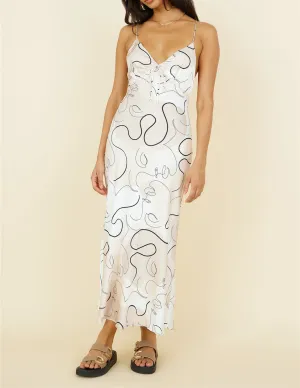 Under Control Maxi Dress Beige