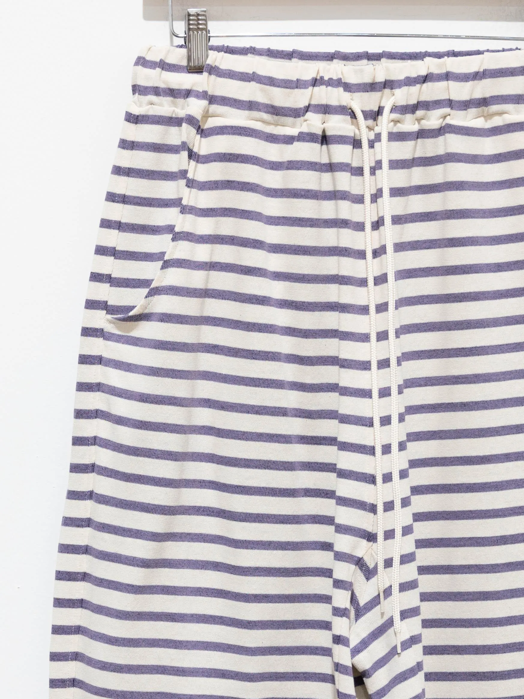 Vintage Border Relaxed Pants - Purple