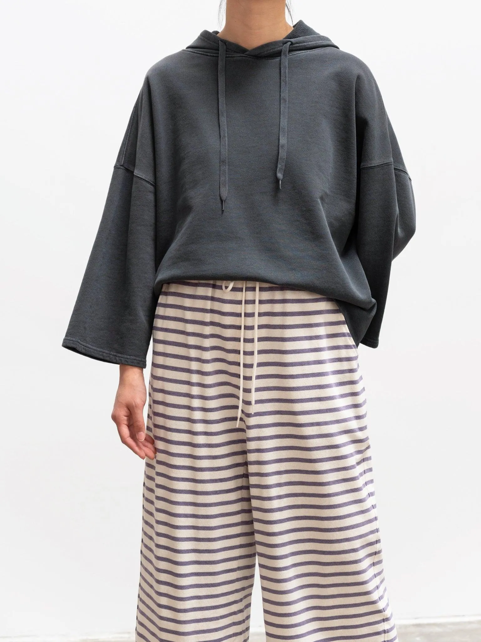 Vintage Border Relaxed Pants - Purple