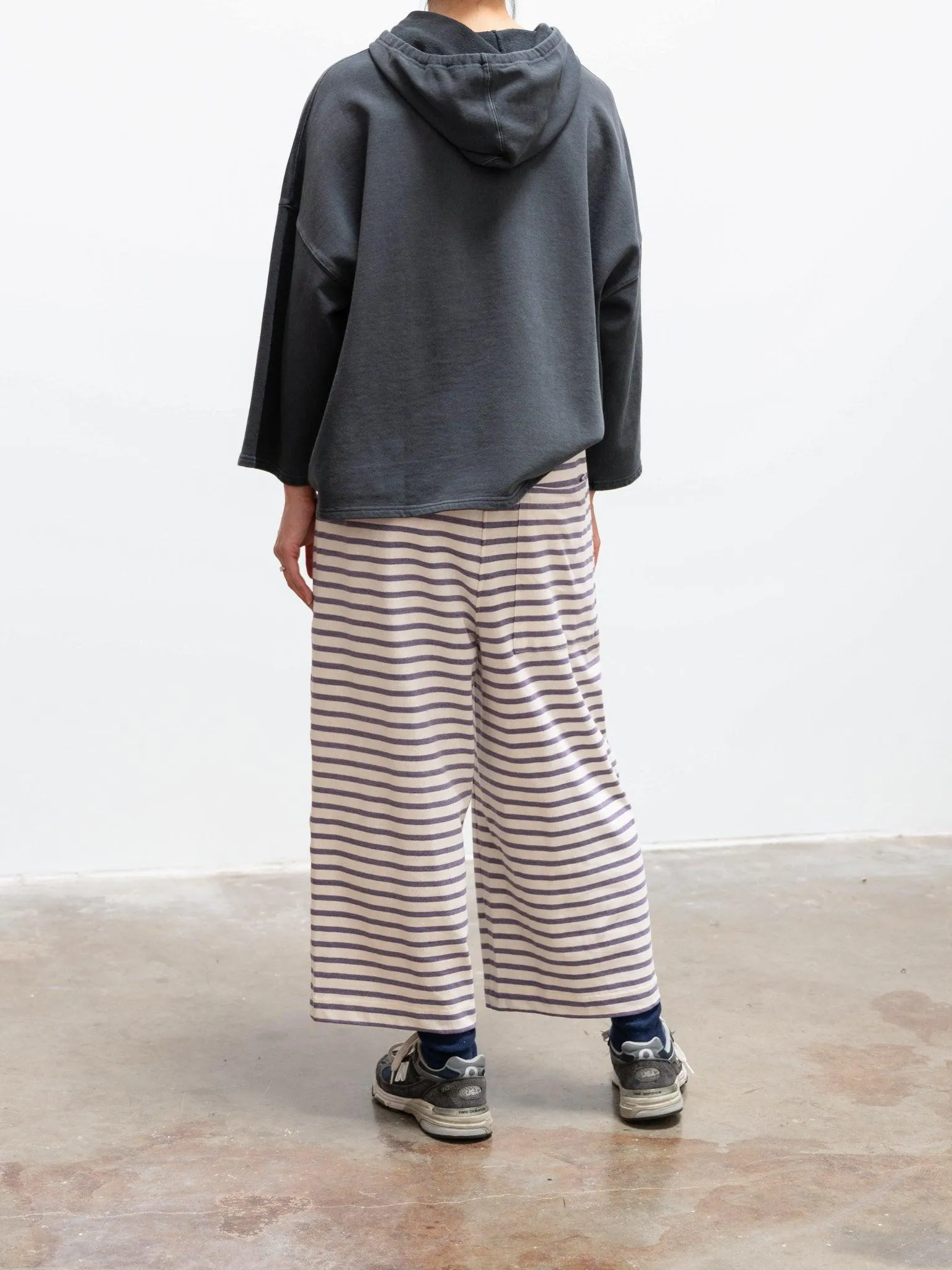 Vintage Border Relaxed Pants - Purple