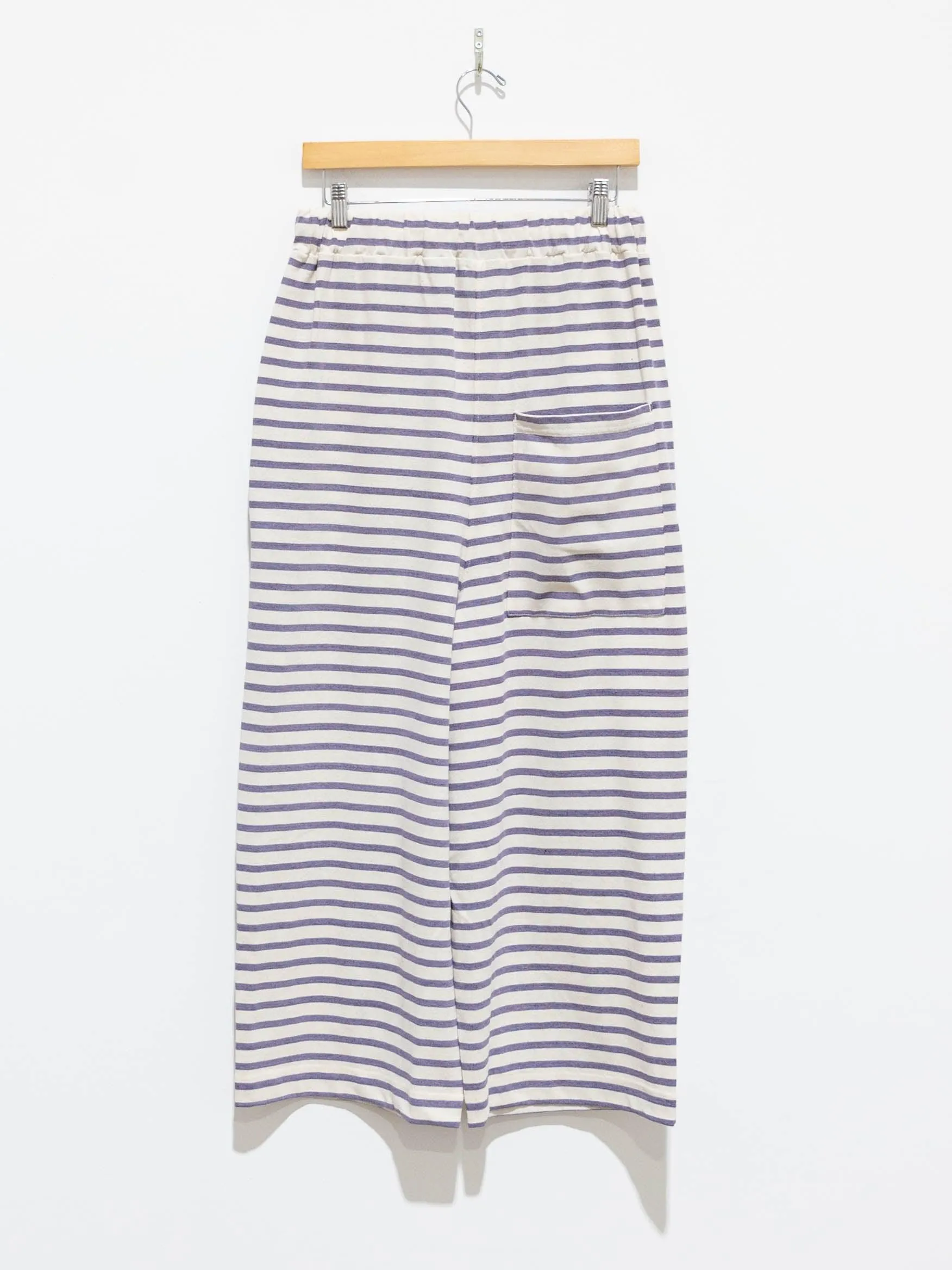 Vintage Border Relaxed Pants - Purple