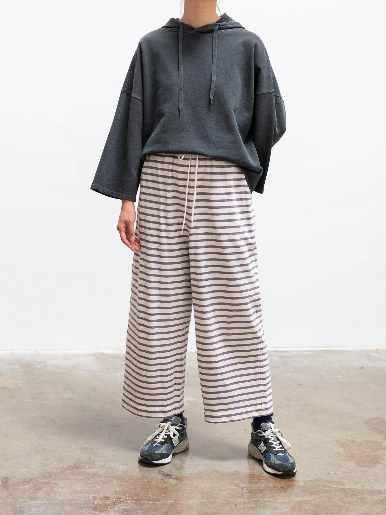 Vintage Border Relaxed Pants - Purple
