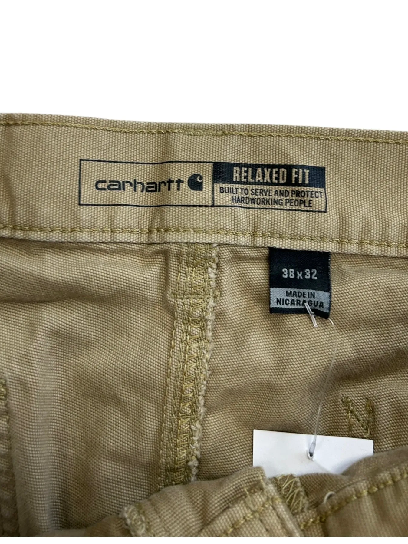 Vintage Carhartt Relaxed Fit Beige Work Pants