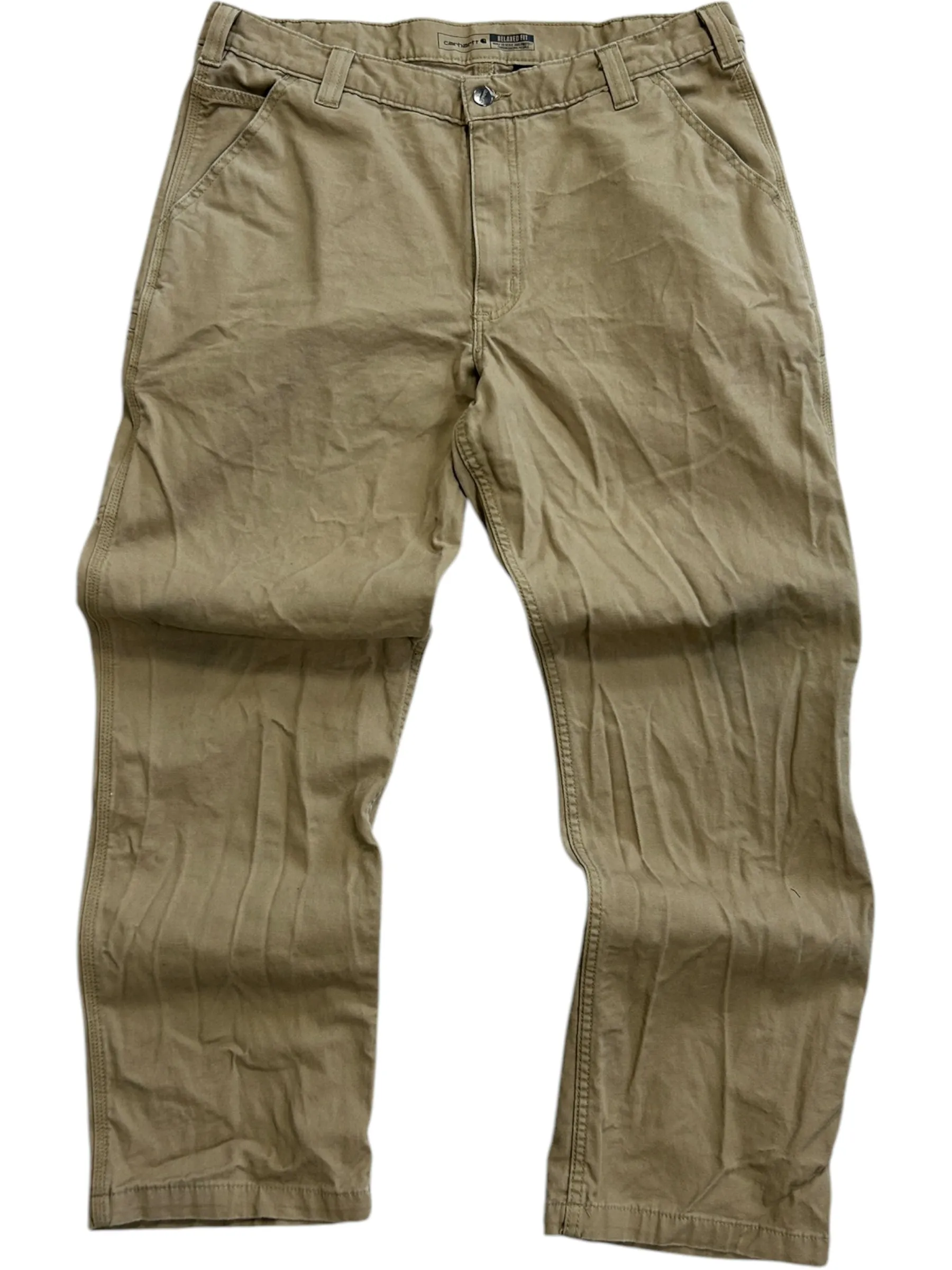 Vintage Carhartt Relaxed Fit Beige Work Pants