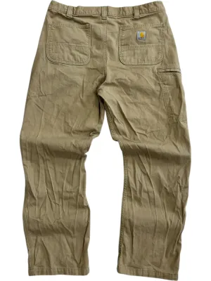 Vintage Carhartt Relaxed Fit Beige Work Pants