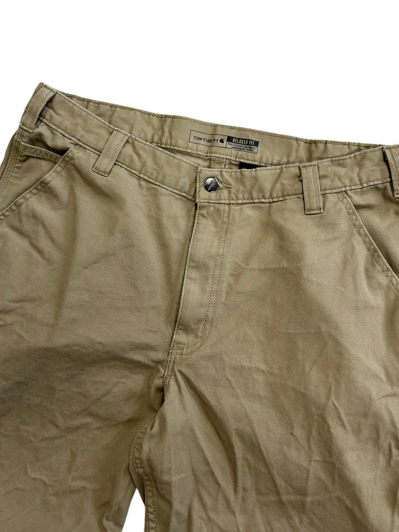 Vintage Carhartt Relaxed Fit Beige Work Pants