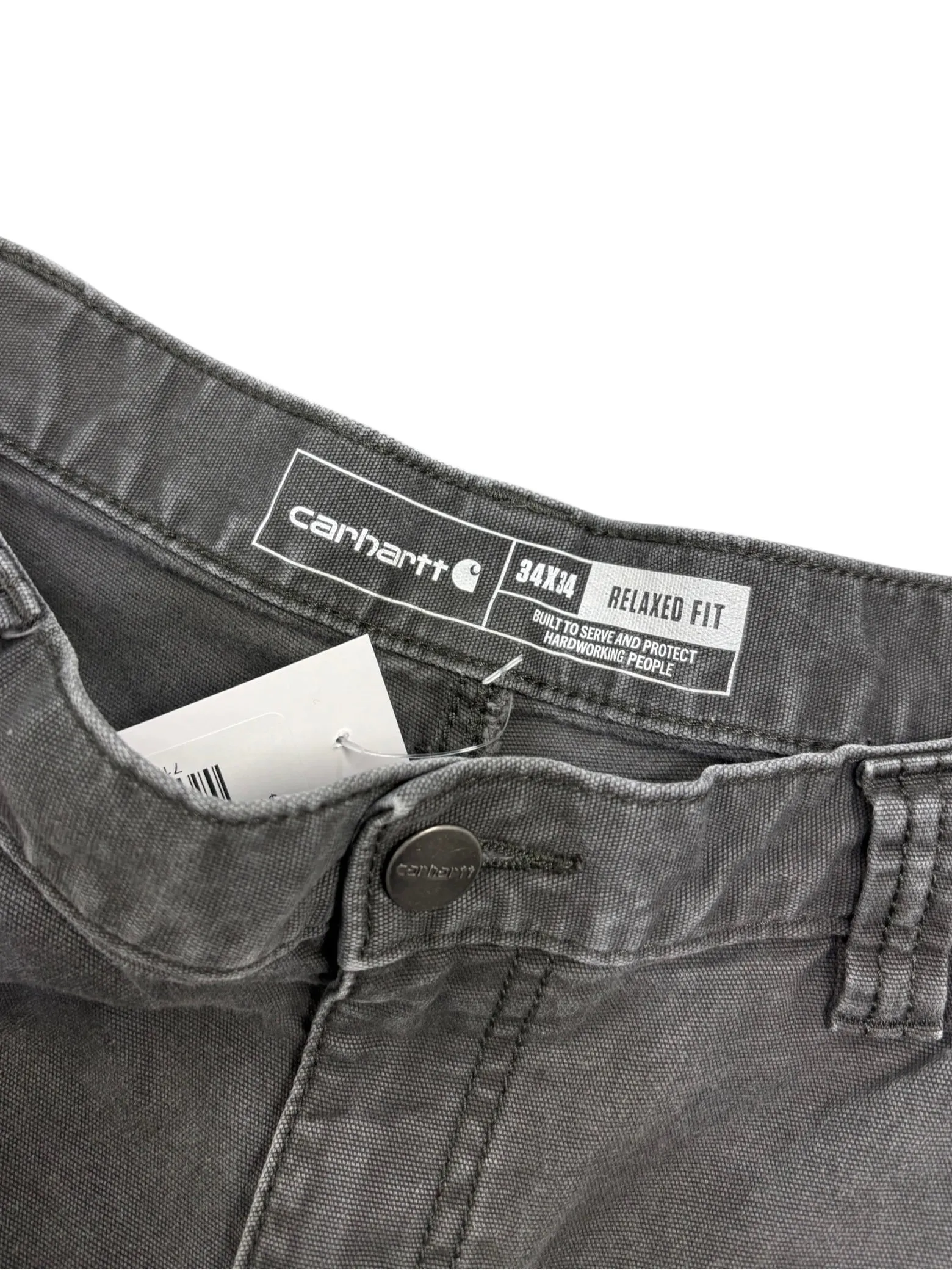 Vintage Carhartt Relaxed Fit Dark Grey Work Pants