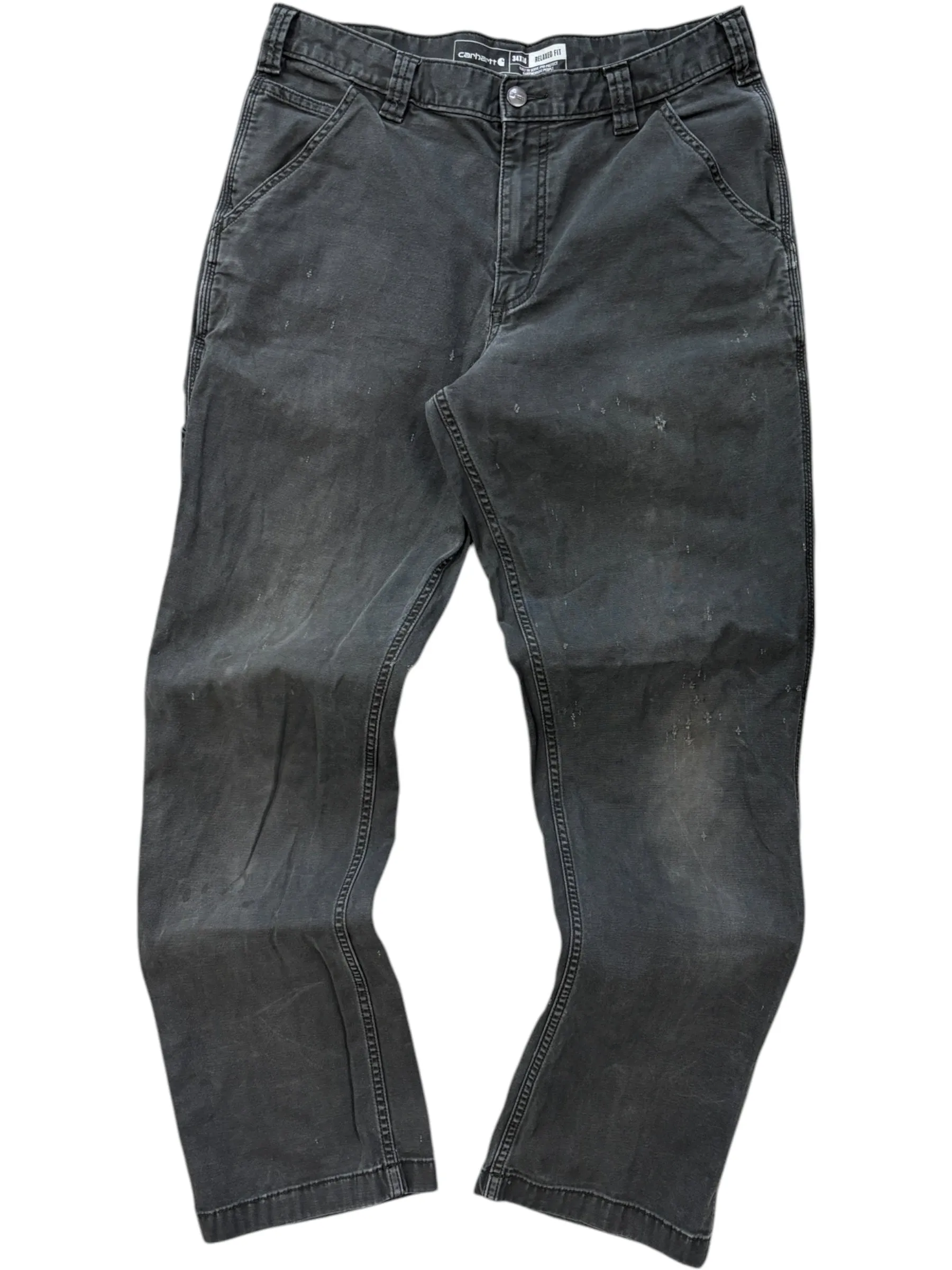 Vintage Carhartt Relaxed Fit Dark Grey Work Pants