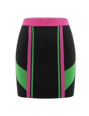 Women Ultra Stretch Slim Fit Mini Knit Skirt