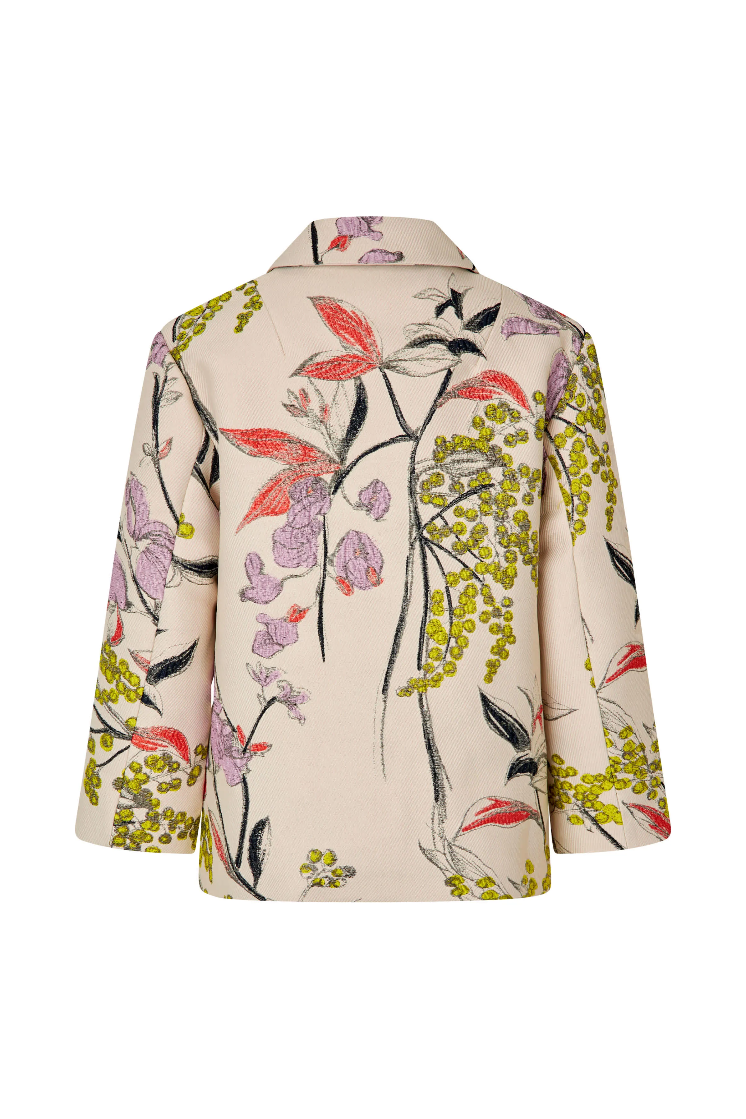 Woven Jacquard, Relaxed Fit Blazer