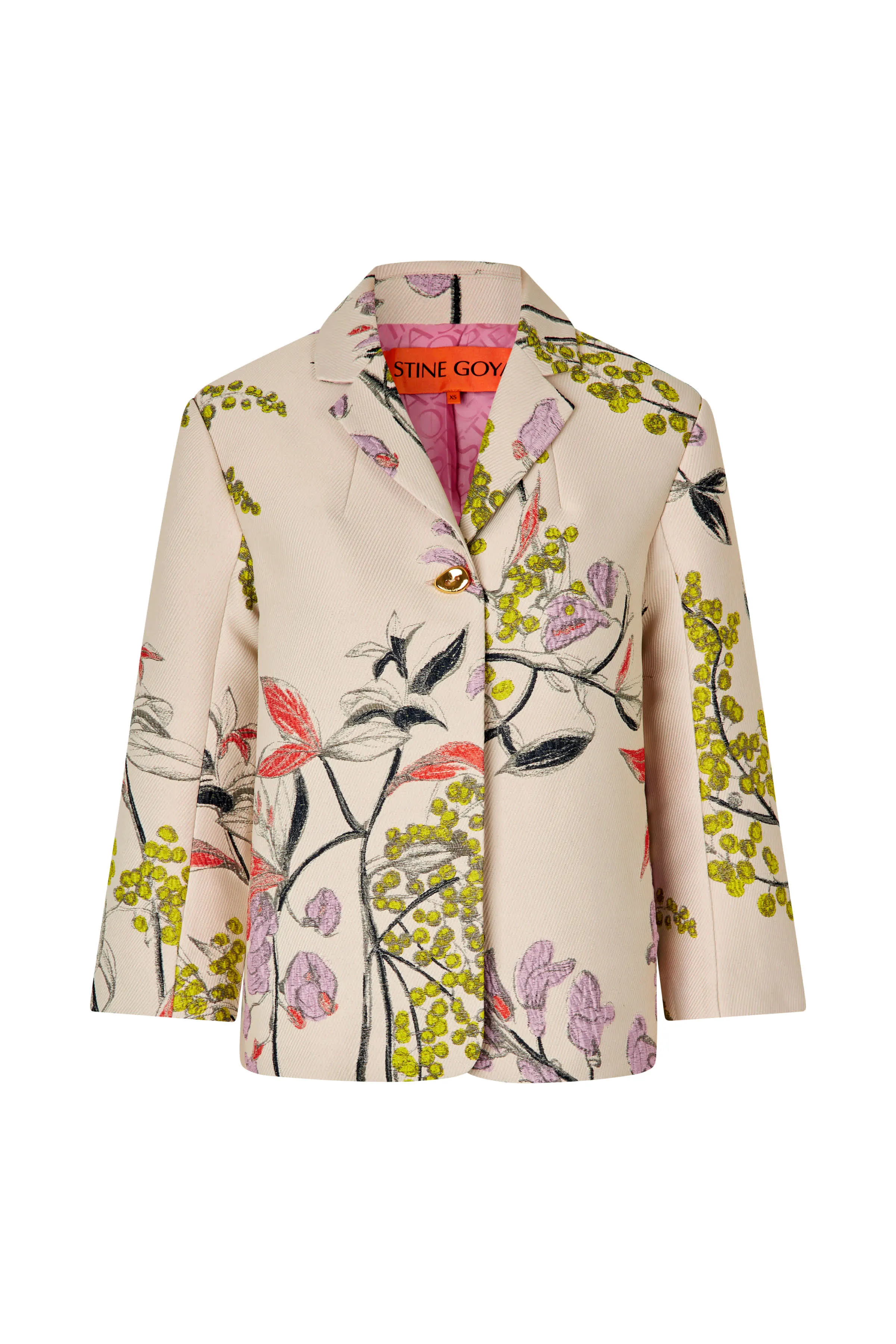 Woven Jacquard, Relaxed Fit Blazer